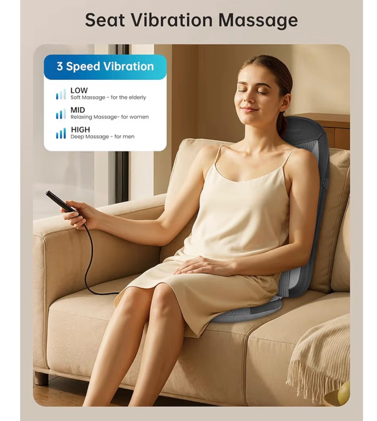 COMFIER Shiatsu Back Massager with Heat B22 - photo 3
