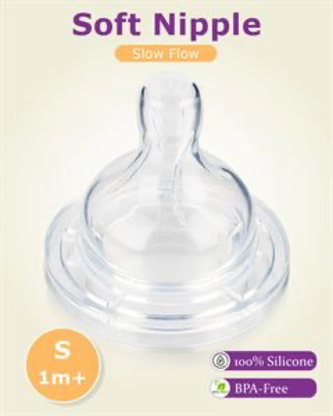 Soft Nipple Slow Flow 4 Pack Phillips Avvent - photo 2