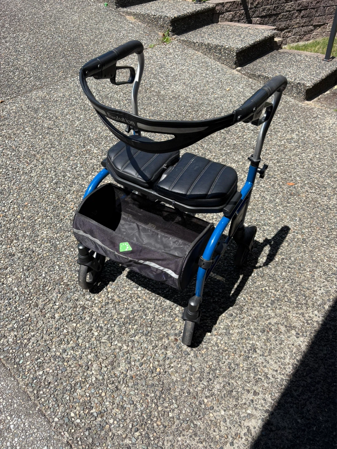Trillium Rollator Walker with Seat and Basket - photo 3