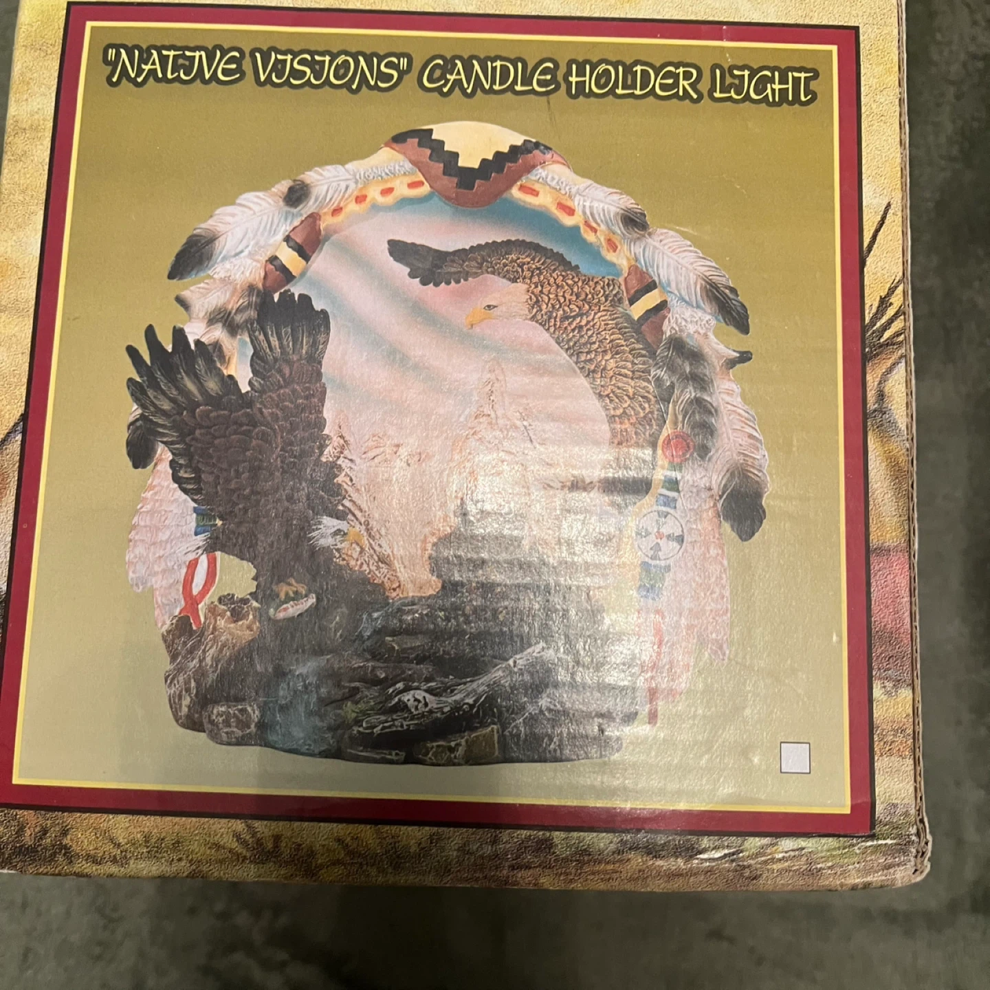 Native Visions Candle Holder Light
