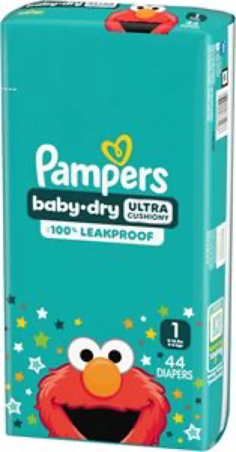 Pampers Baby-Dry Size 1 Diapers - 44 Count