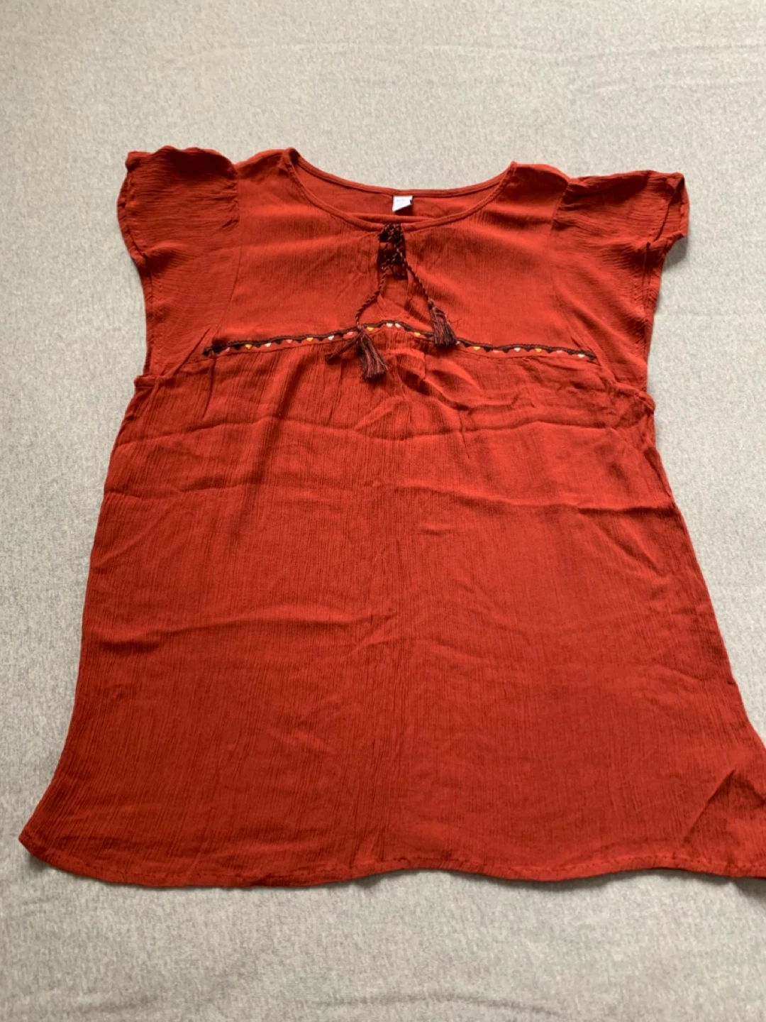 Burnt Orange Top - Size XL PLS READ DESCRIPTION ⚽️