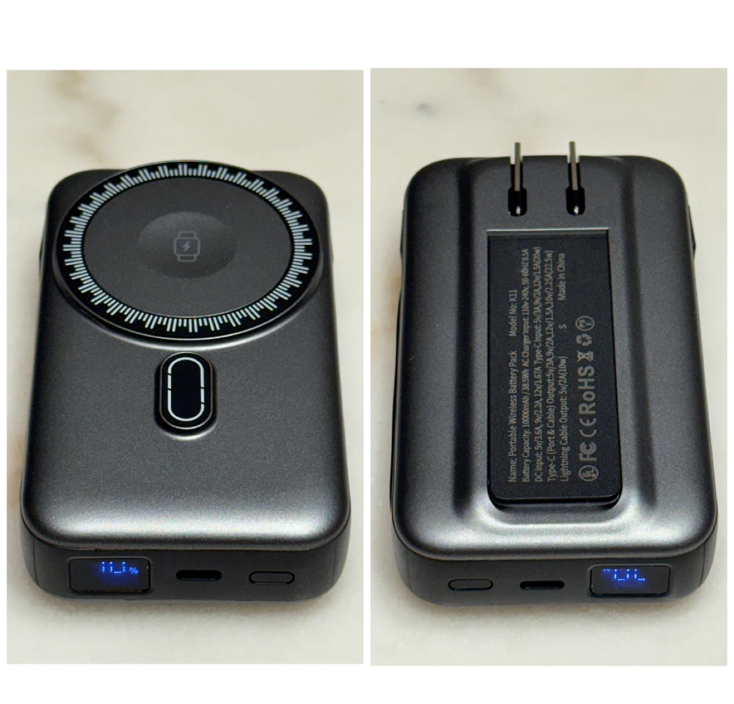 Brand new Magnetic Battery Pack Real Capacity 10000mAh - photo 3
