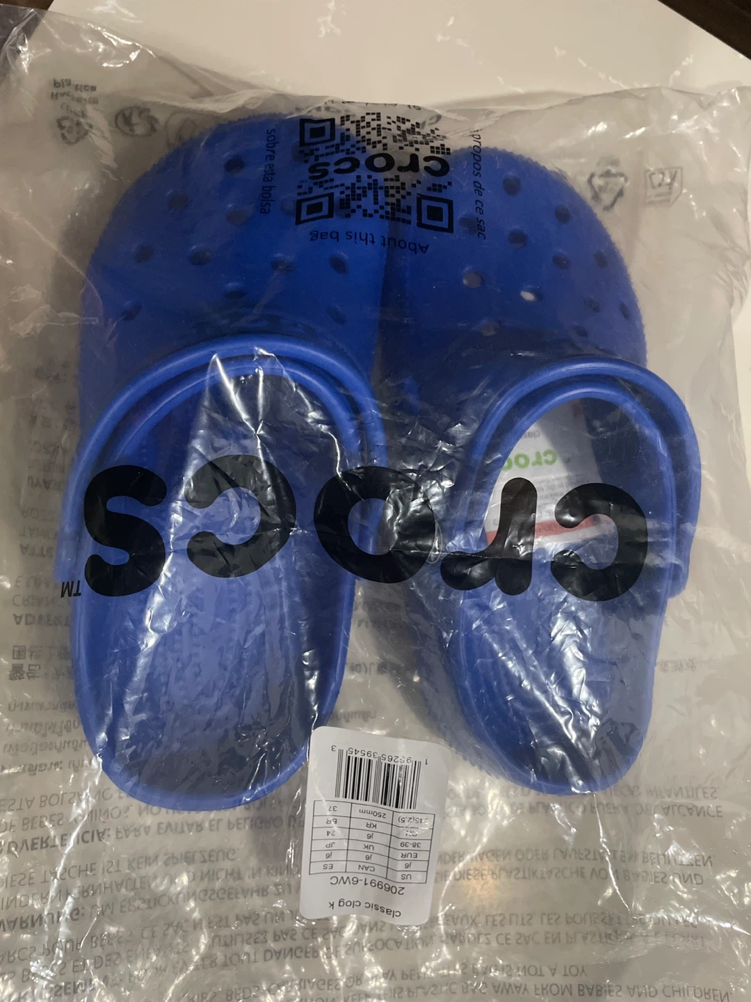 Kids Blue Crocs Classic Clogs - photo 3