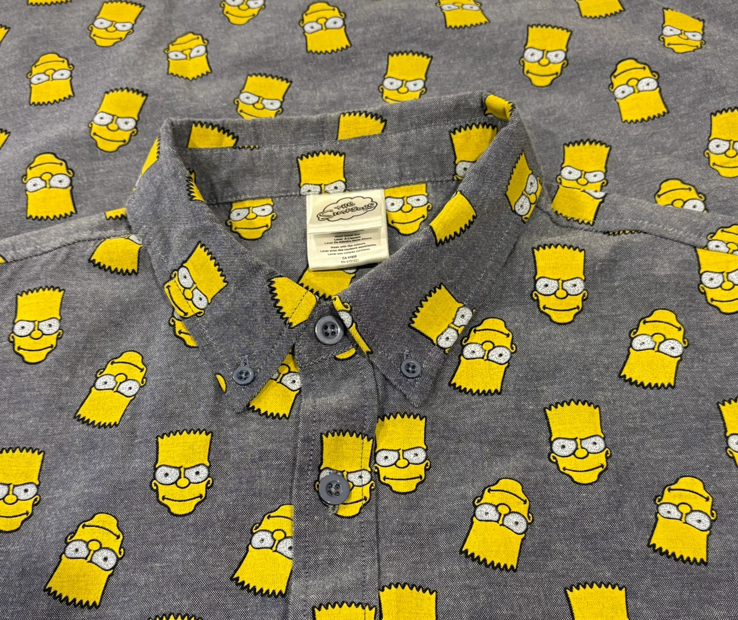 The Simpsons Bart Simpson Button-Up Shirt - photo 4