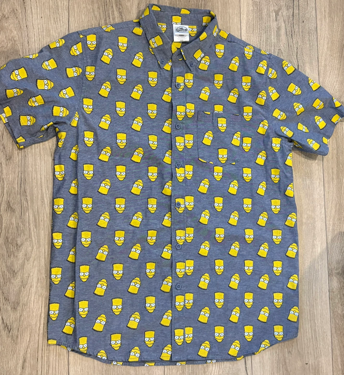 The Simpsons Bart Simpson Button-Up Shirt