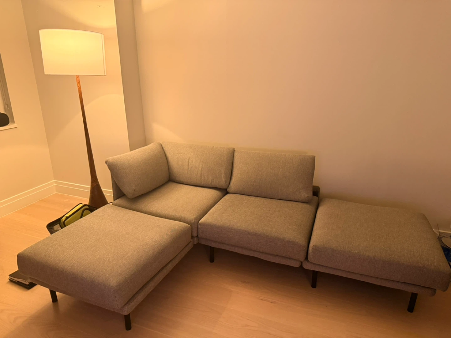 Burrow Sectional Sofa with Ottoman