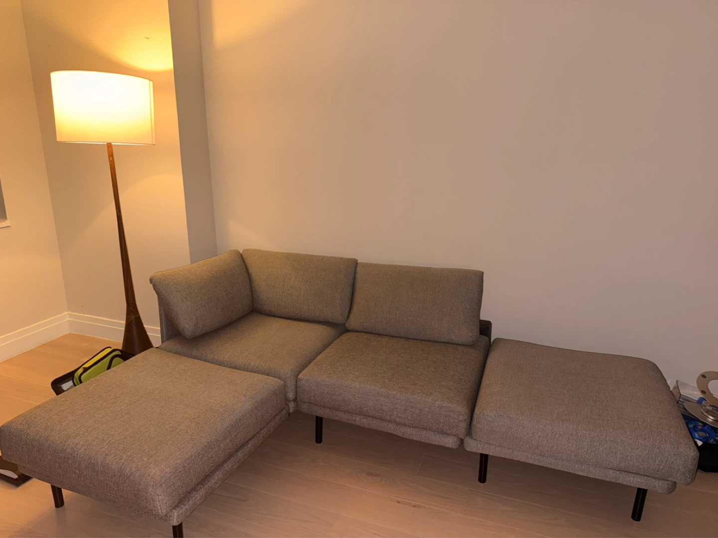 Burrow Sectional Sofa with Ottoman - photo 3