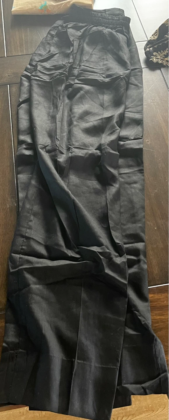 Black 3-Piece Embroidered Lawn Suit with Trousers - photo 2