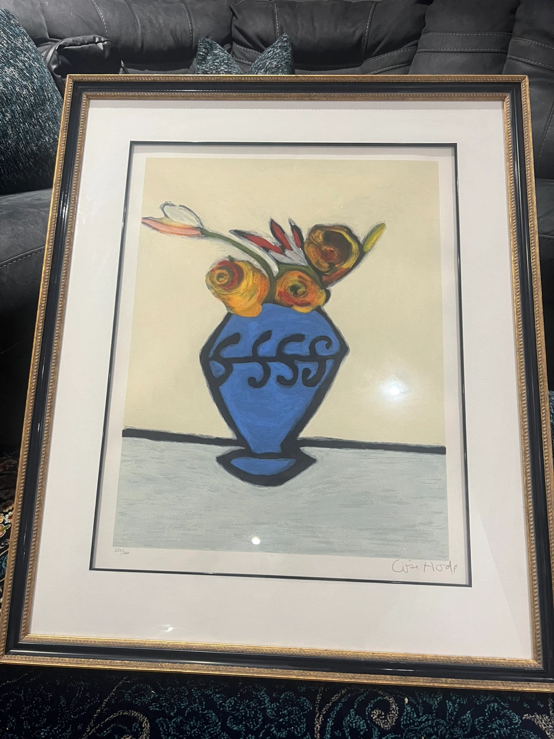 Louise Houde “The Blue Vase” – Signed Limited Edition Lithograph