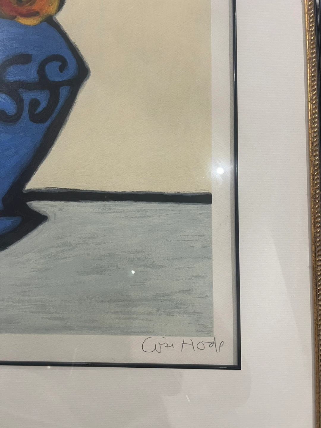 Louise Houde “The Blue Vase” – Signed Limited Edition Lithograph - photo 3