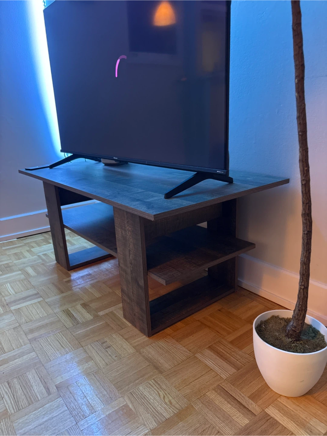 TV Stand with Shelves - photo 2