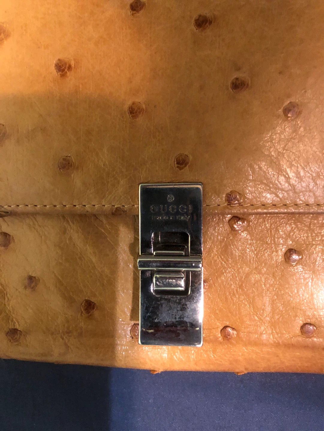Gucci Ostrich Leather Wallet - photo 5