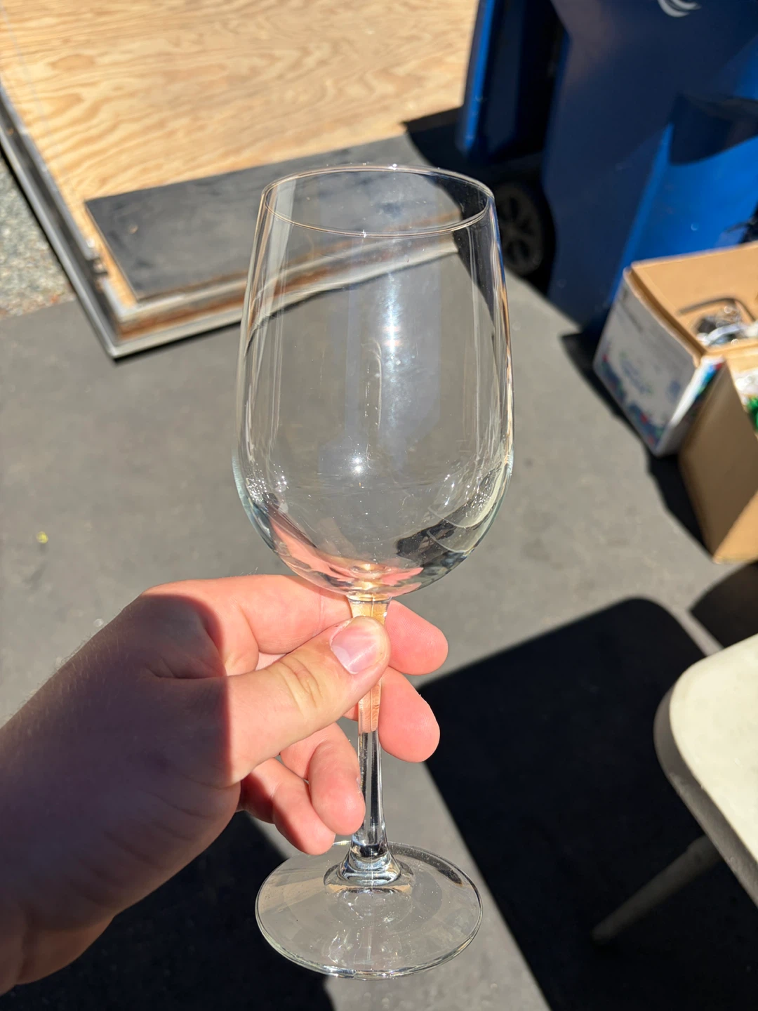 Set of 9 Crystal Wine Glasses - photo 2