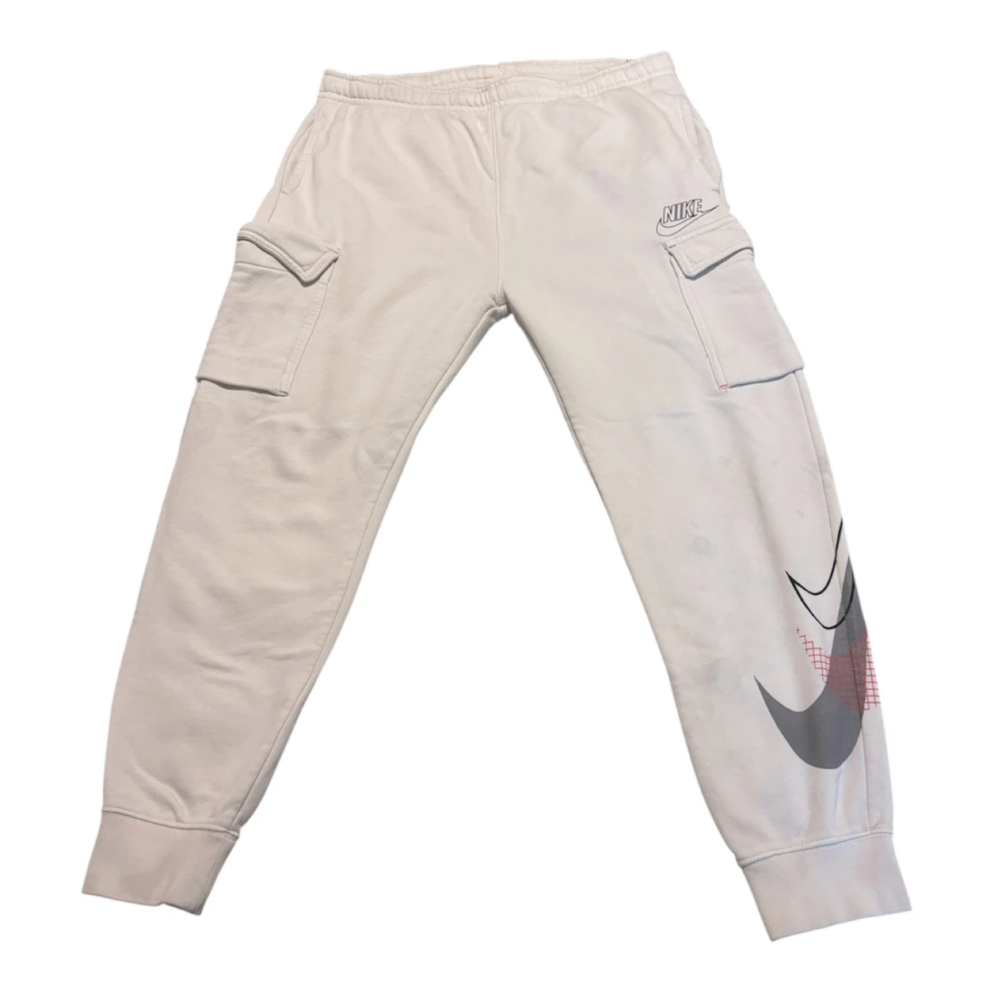 Nike Cargo Sweatpants - White - Size S