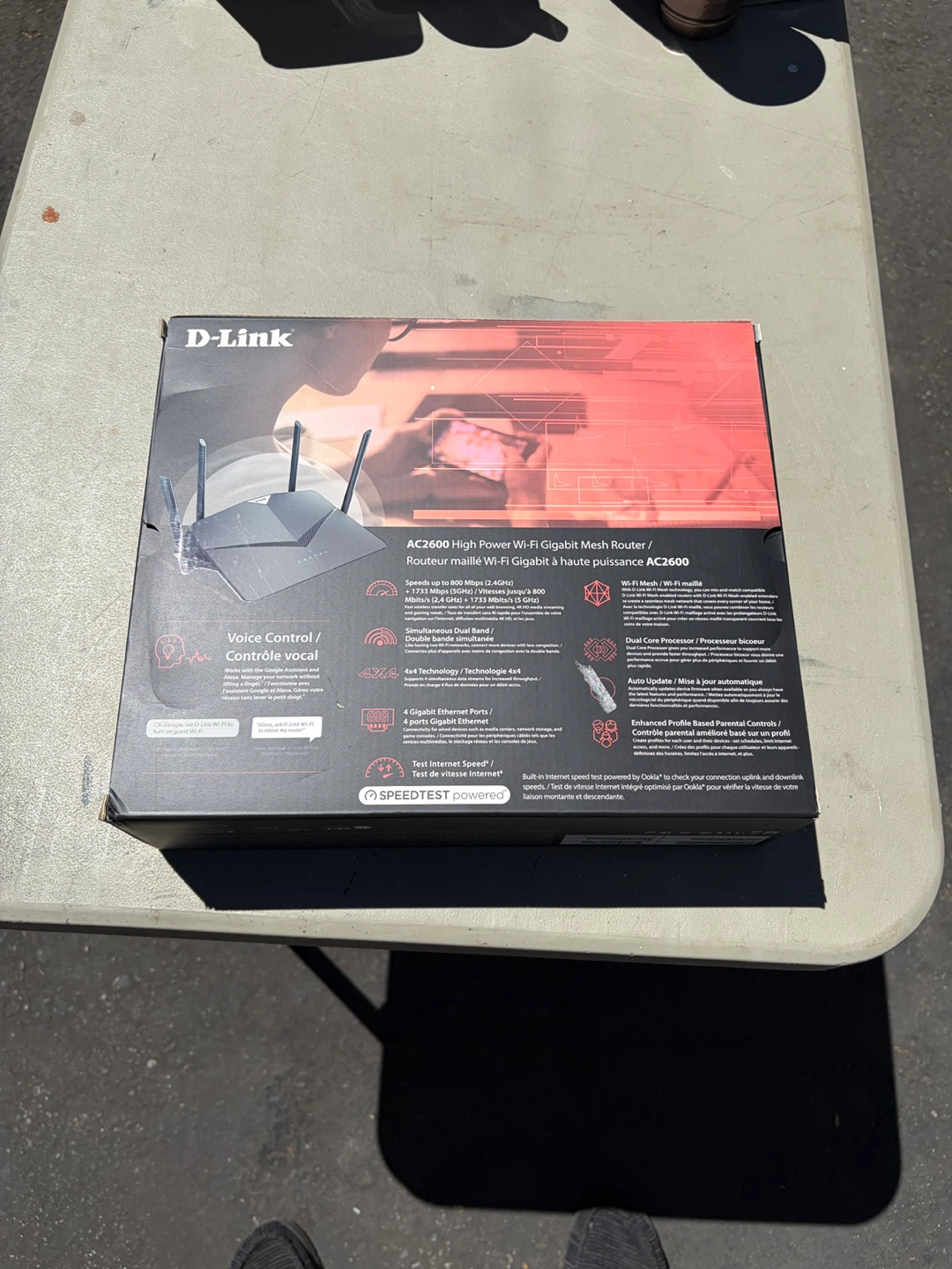 D-Link AC2600 High Power Wi-Fi Gigabit Mesh Router DIR-2640 - photo 3