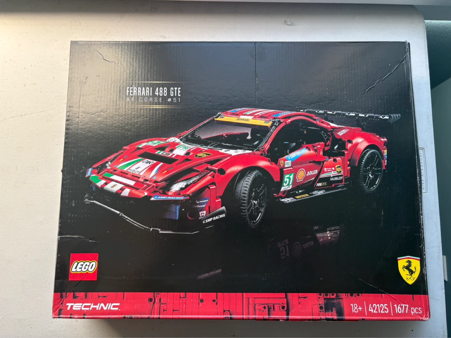 LEGO Technic Ferrari 488 GTE AF Corse #51 (42125)