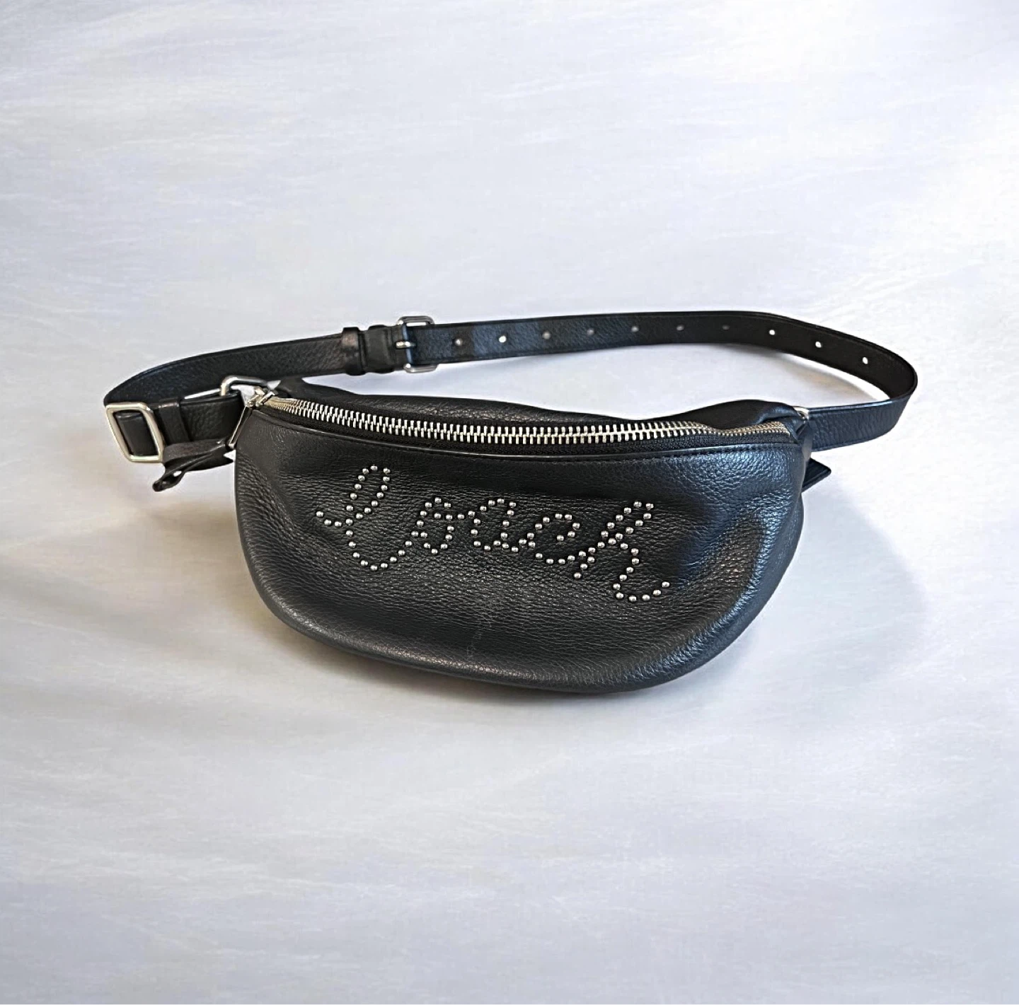 Coach Leather Love Studded Belt Bag / Fanny Pack