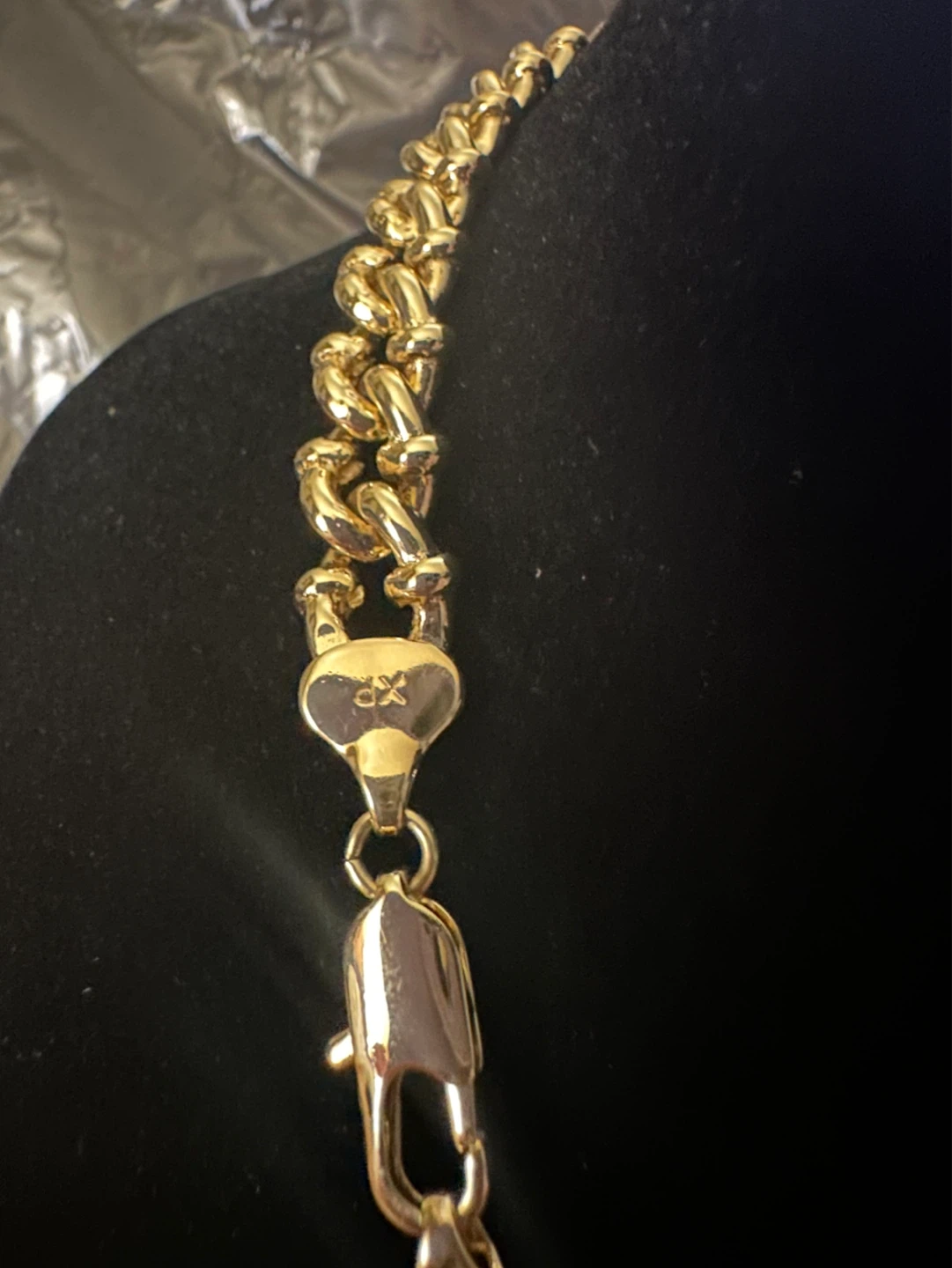 4k Gold laminated Chain Necklace - photo 2