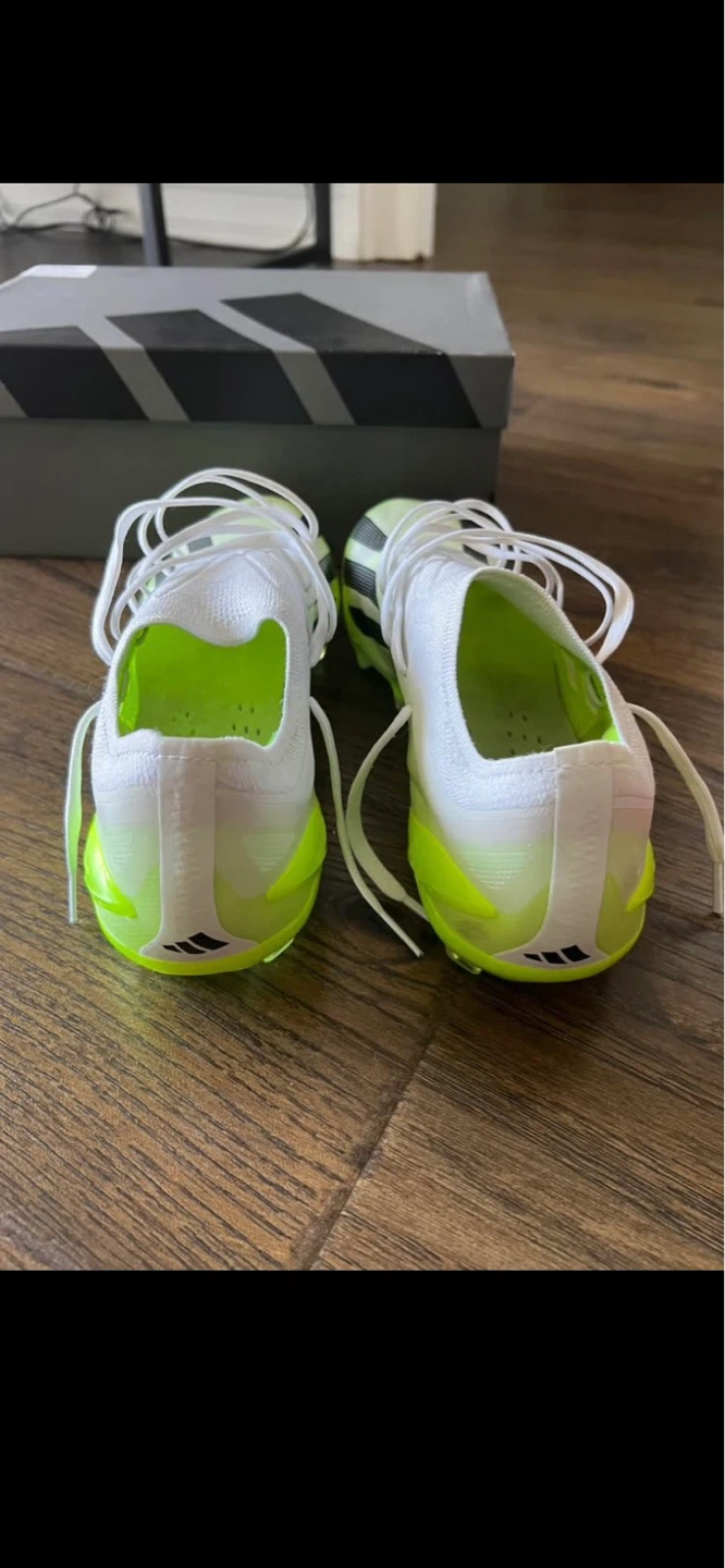 Adidas X Crazyfast FG Soccer Cleats - Neon Yellow/White - photo 5