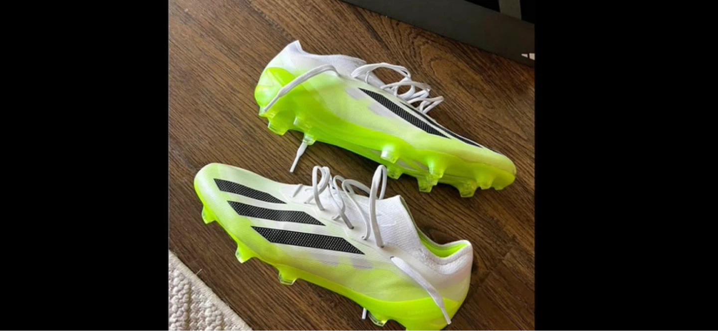 Adidas X Crazyfast FG Soccer Cleats - Neon Yellow/White - photo 3