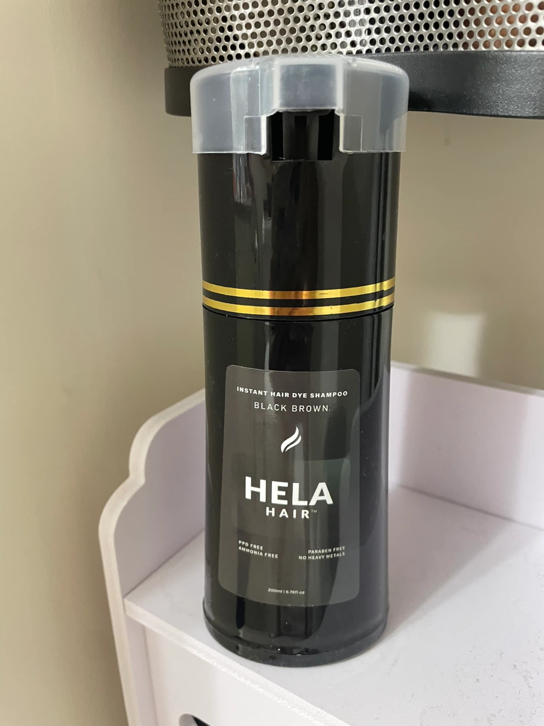⚽️ New Hela Hair Instant Hair Dye Shampoo - Black Brown