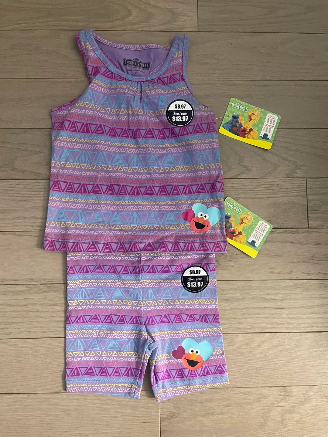 ⚽️Sesame Street Girls Set Size 2T