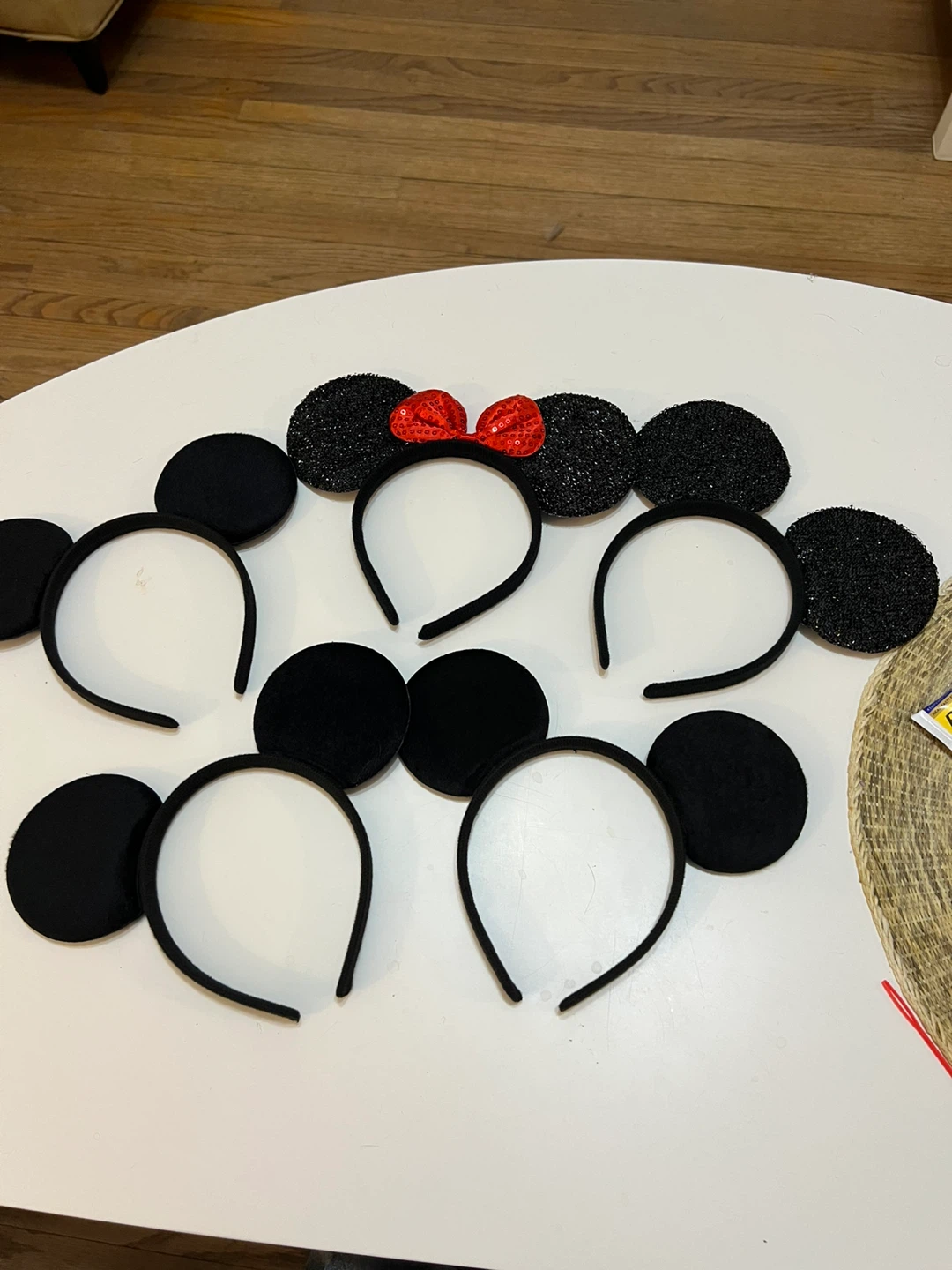 ⚽ Minnie Mouse Ears Headbands - Pack of 5