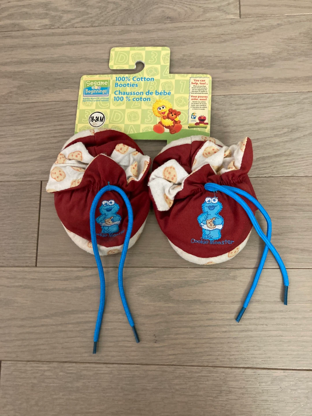⚽️Sesame Beginnings Cookie Monster Booties