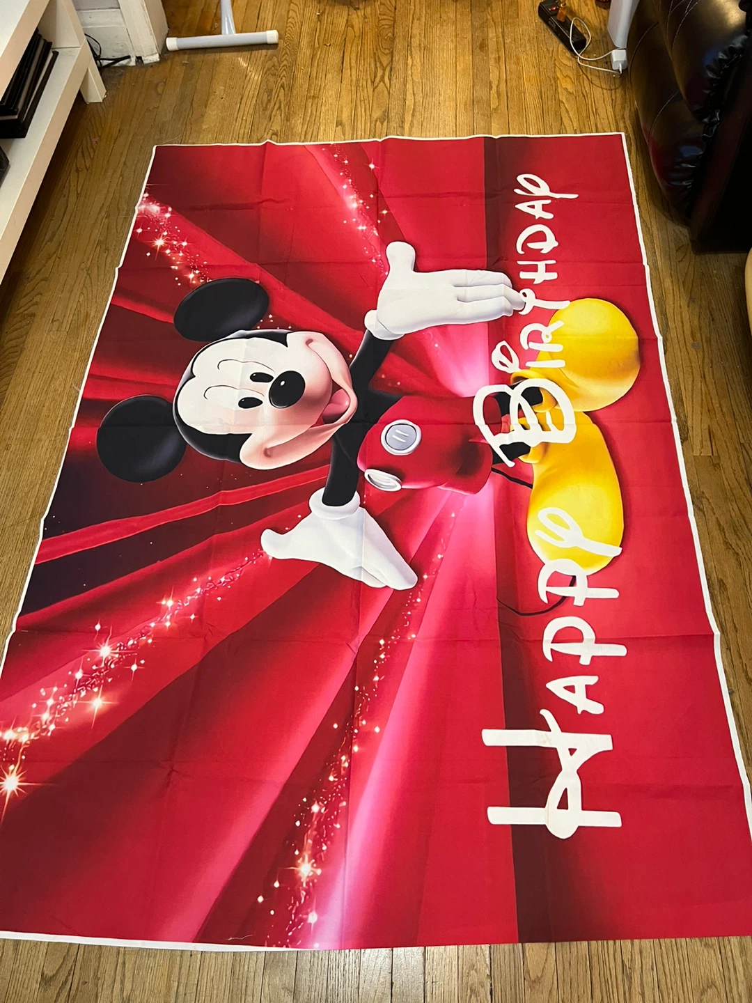 ⚽ Mickey Mouse Happy Birthday Banner
