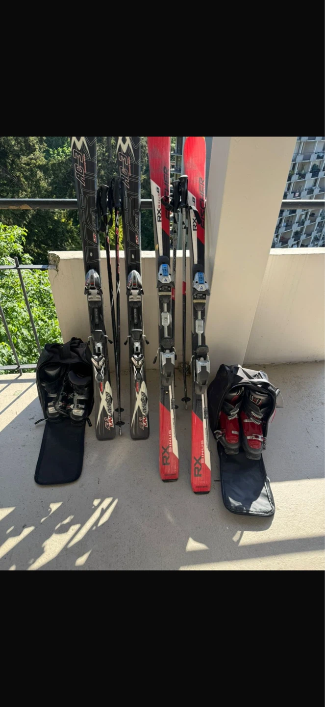 Fischer RX Skis with Boots and Poles