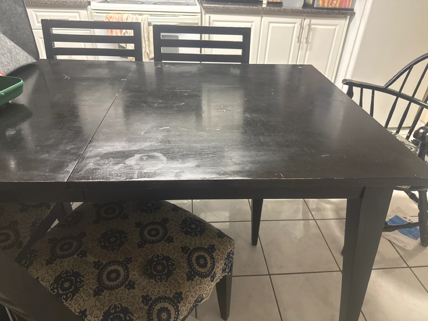 Dark Wood Dining Table