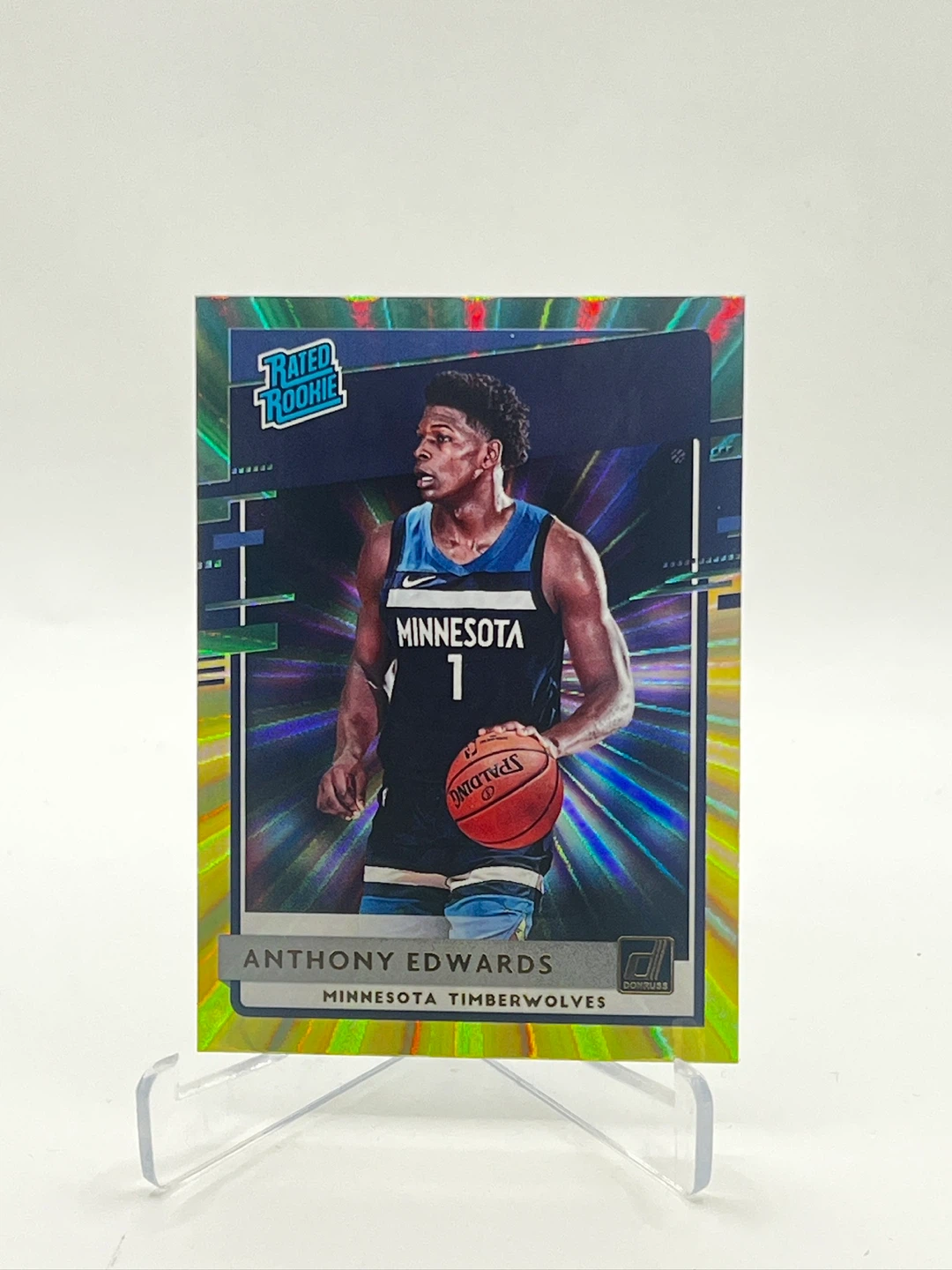 Anthony edwards green yellow rated rookie #201 ⚽️