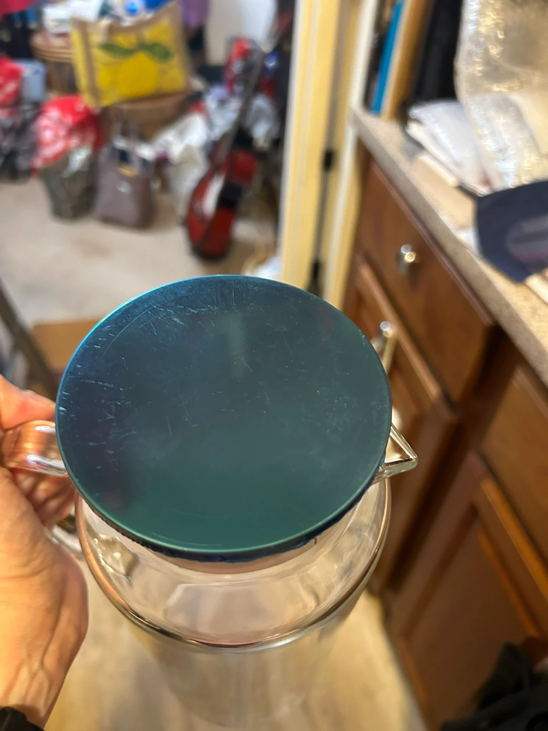 Glass Pitcher with Lid - photo 3
