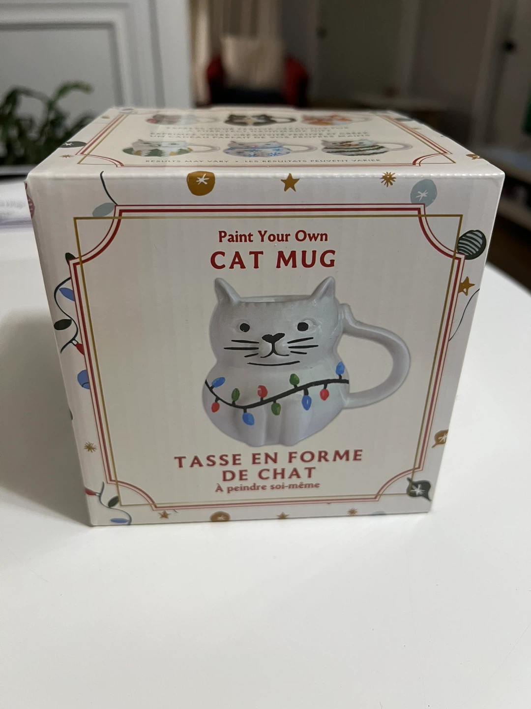 ⚽ Indigo Paint Your Own Cat Mug Kit