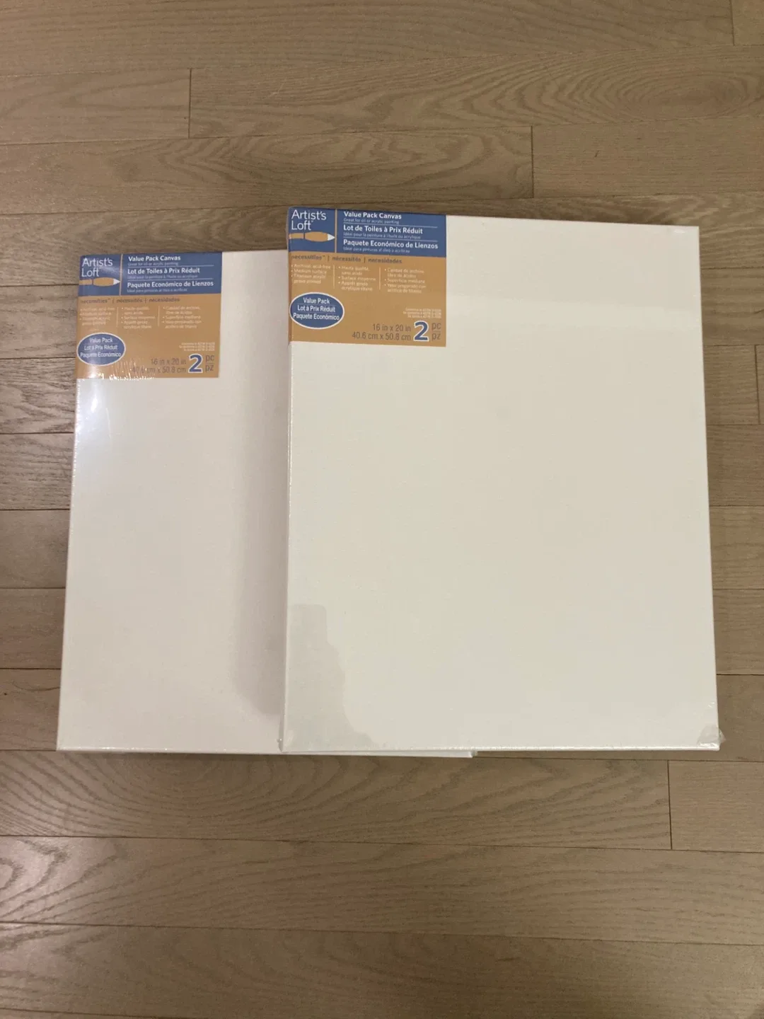 ⚽️2 sets Artist's Loft Value Pack Canvas 2-Pack 16" x 20"