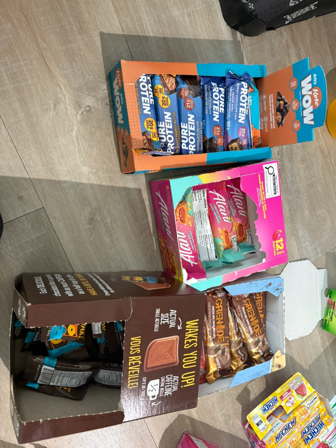 Variety of Protein Bars - Pure Protein, Alani Nu, Grenade