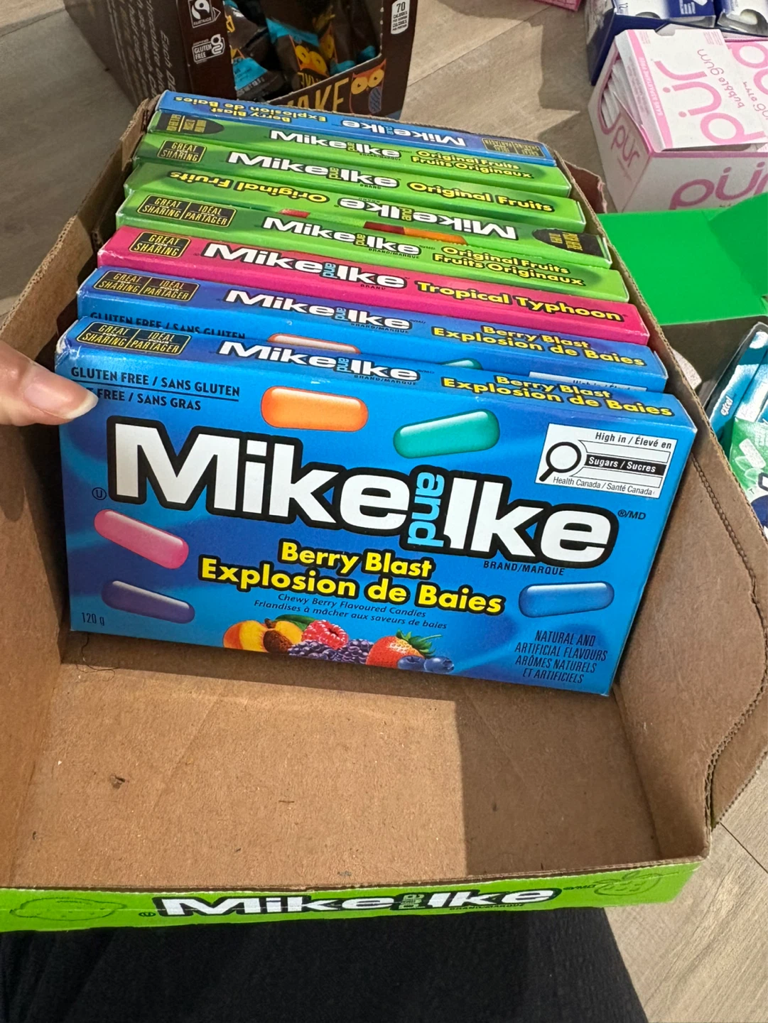 Mike and Ike Berry Blast Explosion de Baies Candy 120g