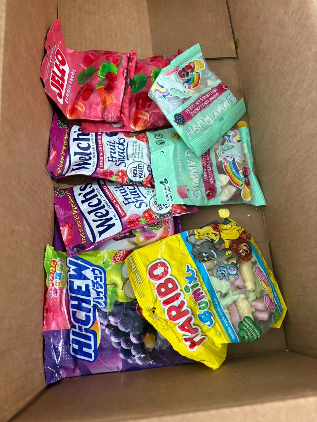 Assorted Candies - Jell-O, Welch's, Haribo, Hi-Chew & More