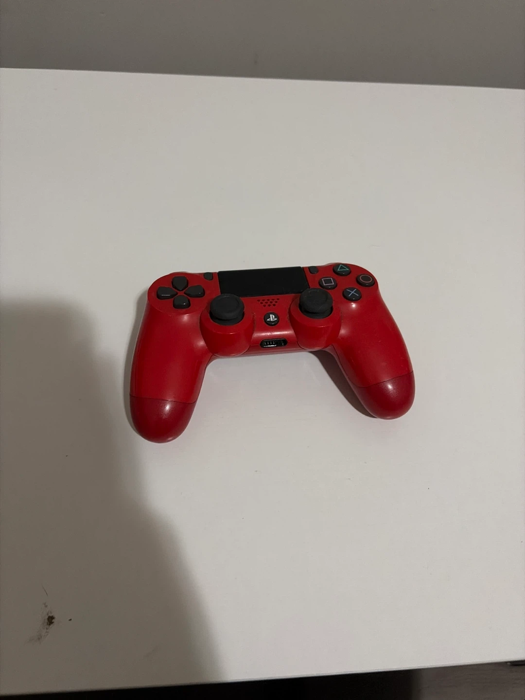 Red & White PlayStation 4 DualShock 4 Controller - photo 2