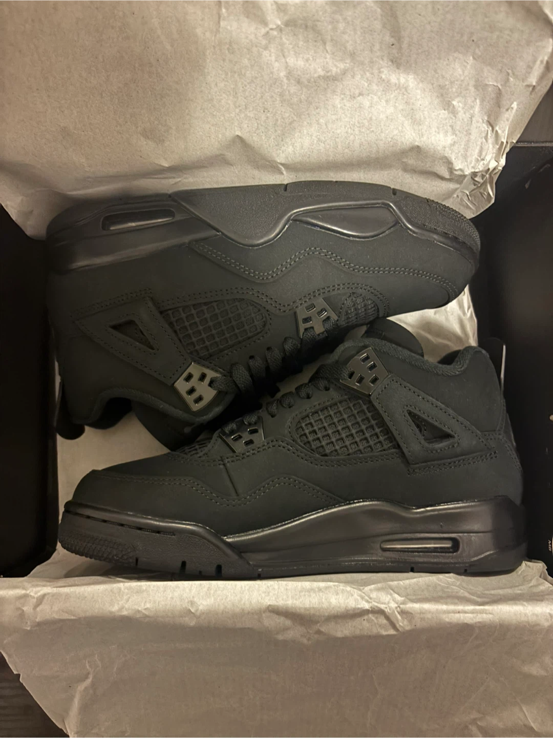 Jordan 4 Black Cat size 5.5y