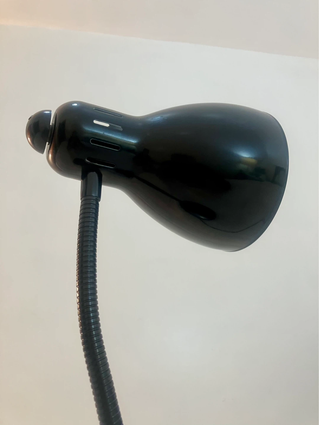 Black Gooseneck Desk Lamp 17” x 8” - Excellent Condition - photo 4