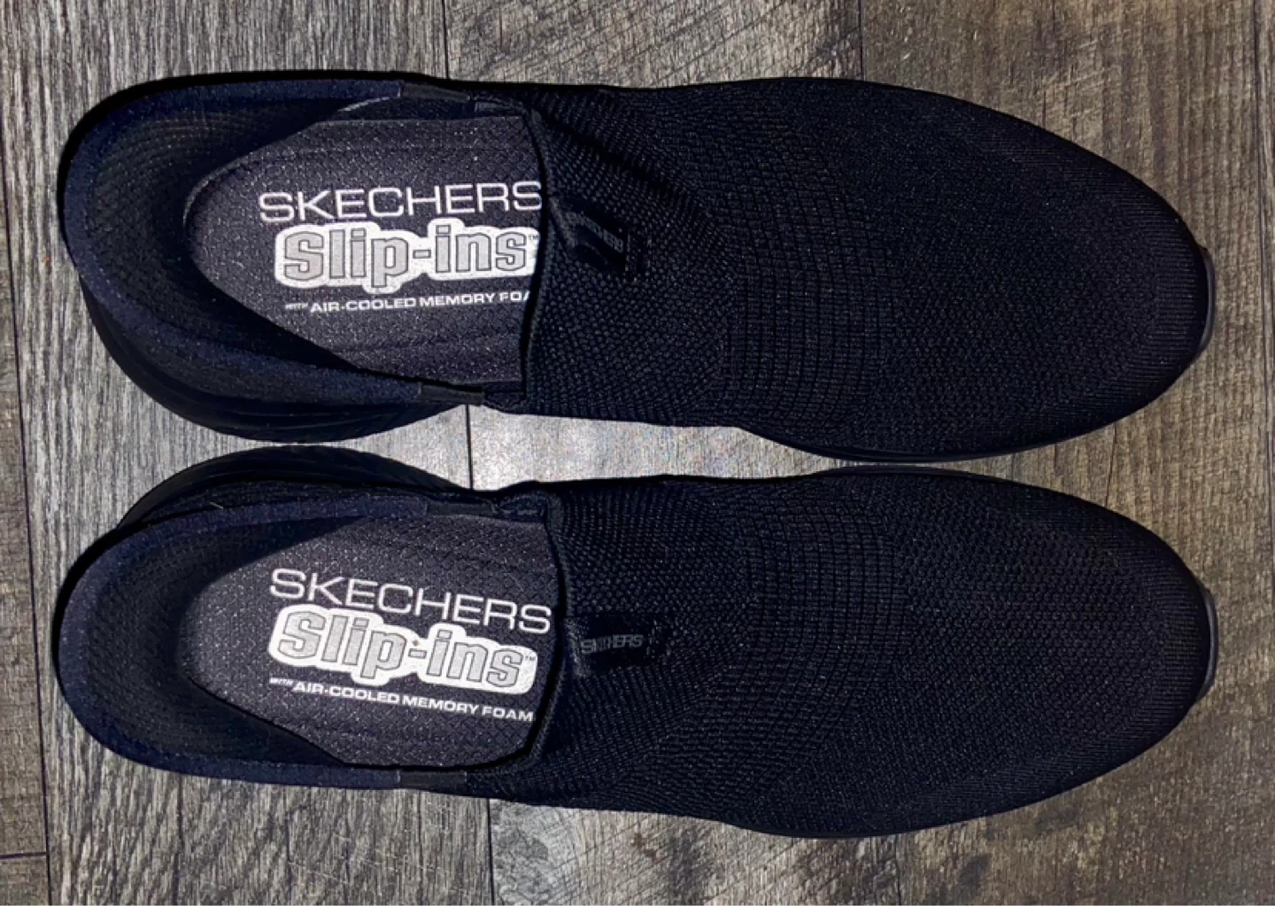 Skechers Slip-ins Black Textile Sneakers - photo 3