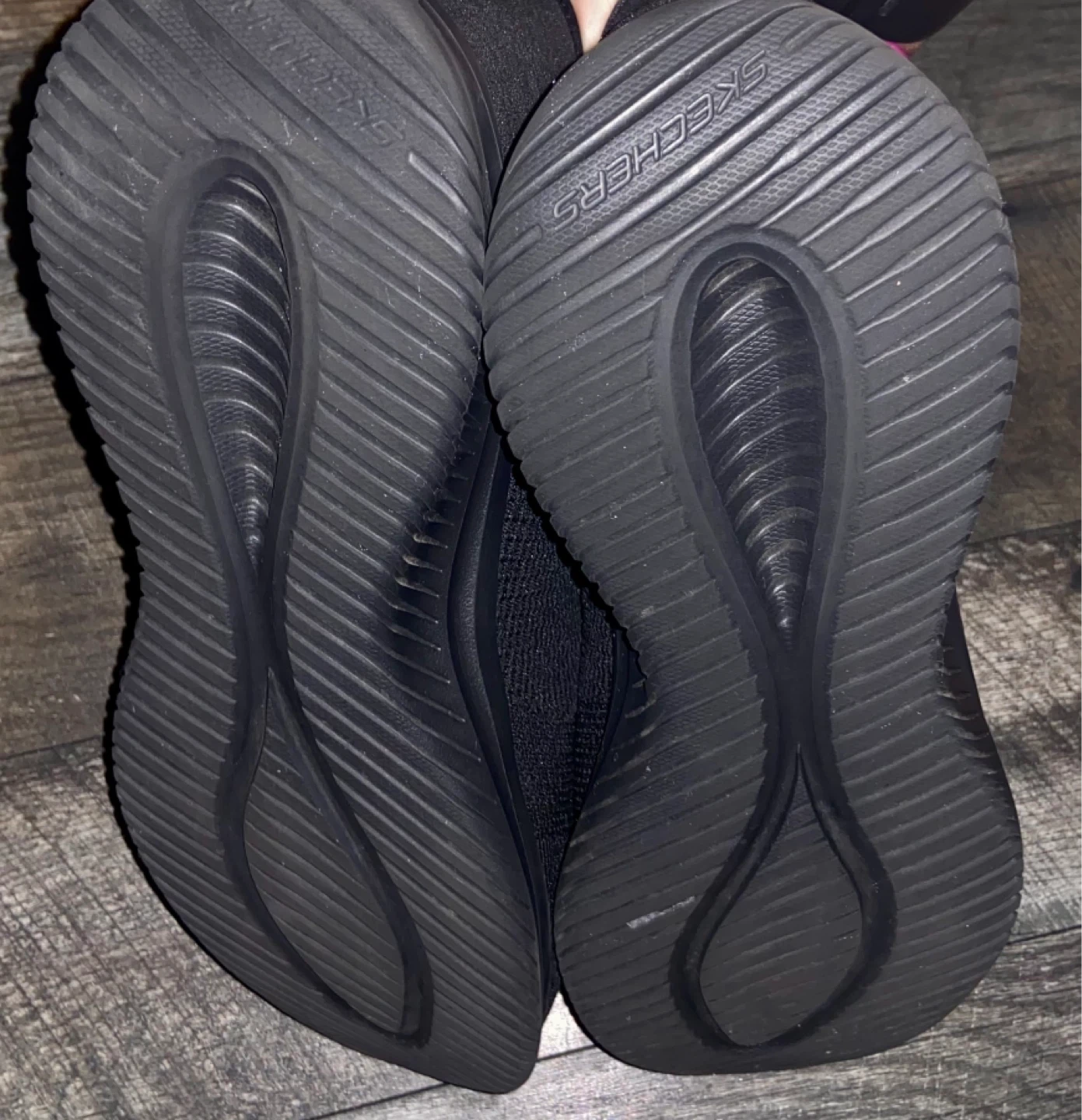 Skechers Slip-ins Black Textile Sneakers - photo 4