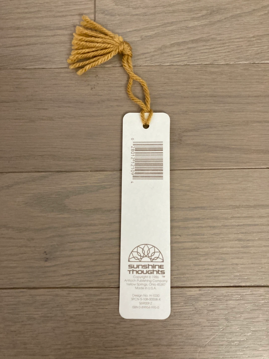 ⚽️Sunshine Thoughts Teddy Bear Bookmark - photo 2