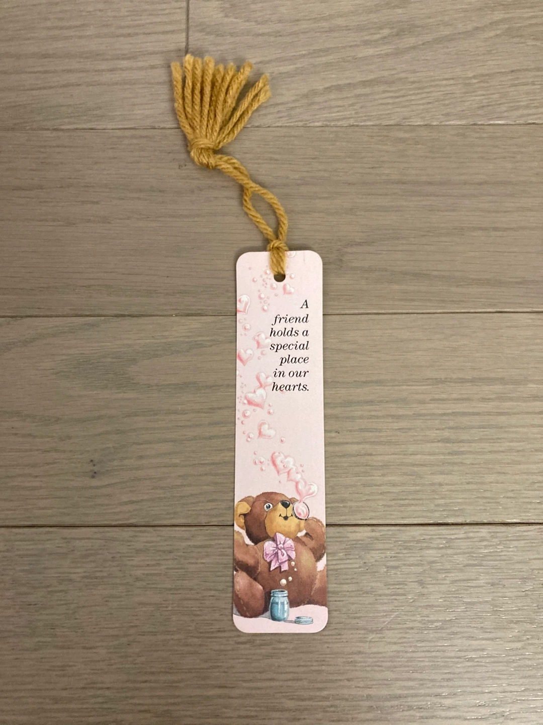⚽️Sunshine Thoughts Teddy Bear Bookmark