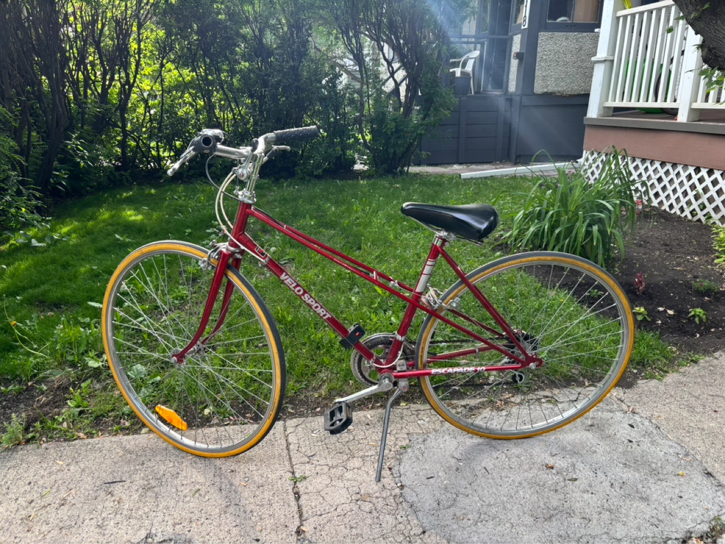 Vintage Velo Sport Red Bike