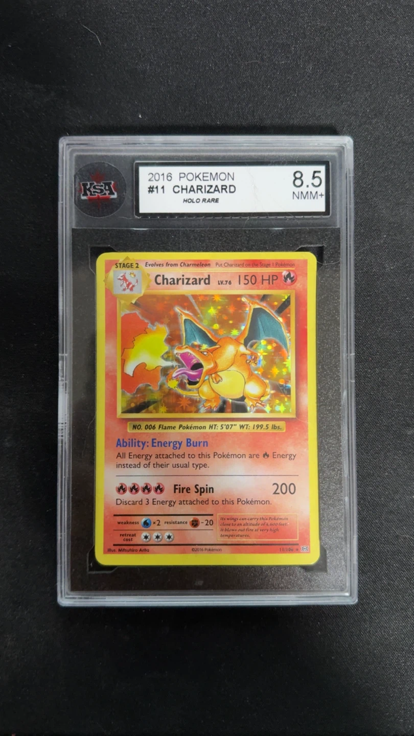 2016 Pokemon Charizard #11 HRC 8.5 Graded Card