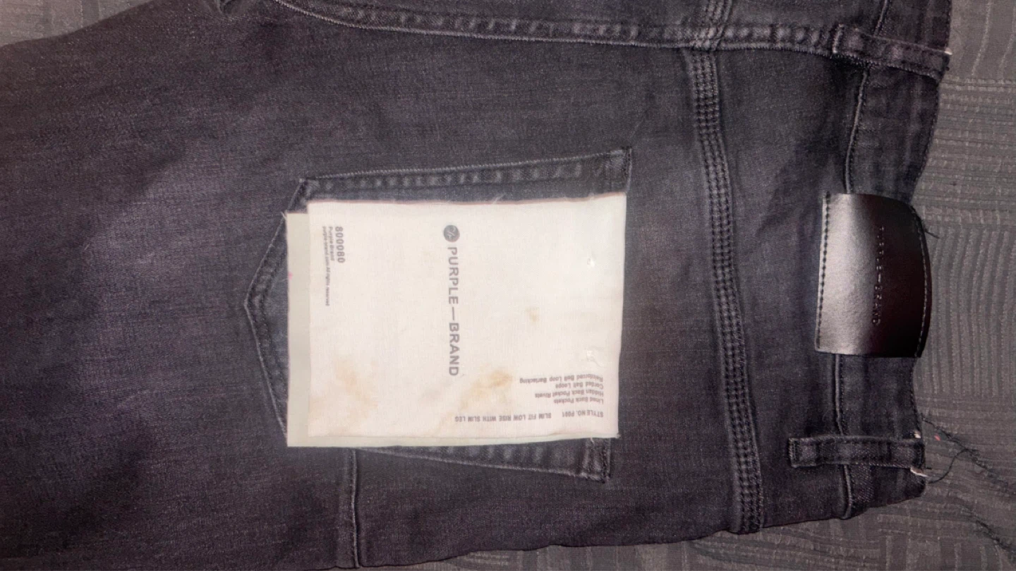 Purple Brand Black Wash Jeans size 29 - photo 3