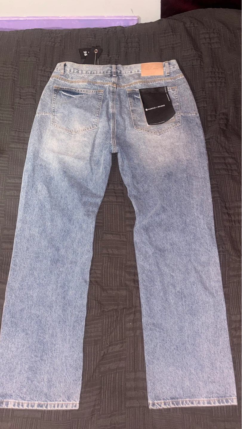 Purple Brand Jeans Rhinestone Flare Size 36 - photo 4
